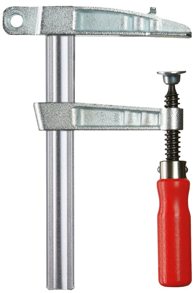 Earth (ground) clamp with tried-and-true wooden handle LP/TP